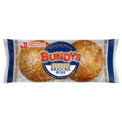 Bundys Seeded Brioche Buns 320g