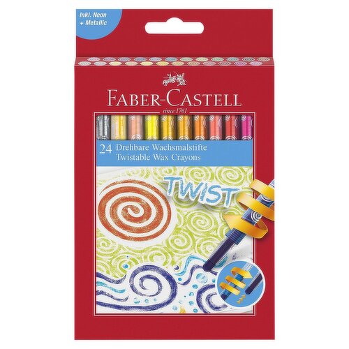 Faber Castell Twist Crayons 24