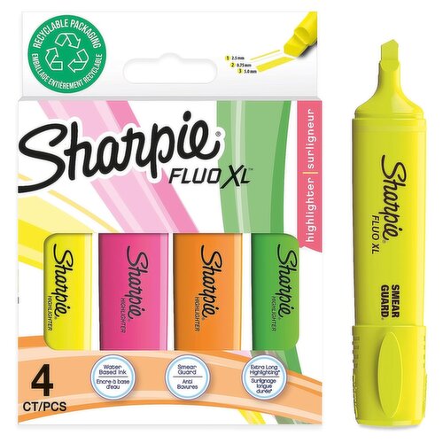 Milan Sharpie 4 Fluo XL Highlighter