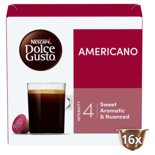 Nescafé Dolce Gusto Americano Coffee Pods x16 (16 Servings)