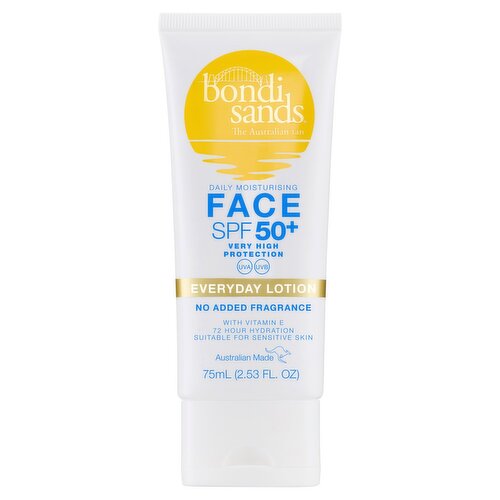 Bondi Sands Daily Moisturising Face SPF 50+ Everyday Lotion 75ml