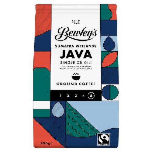 Bewley's Sumatra Wetlands Java Single Origin Ground Coffee 200g ...