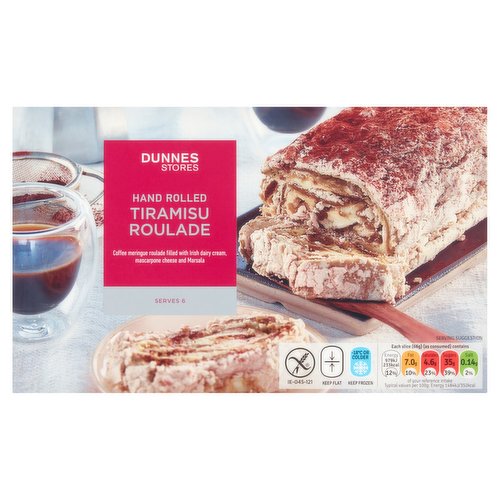 Dunnes Stores Hand Rolled Tiramisu Roulade 400g
