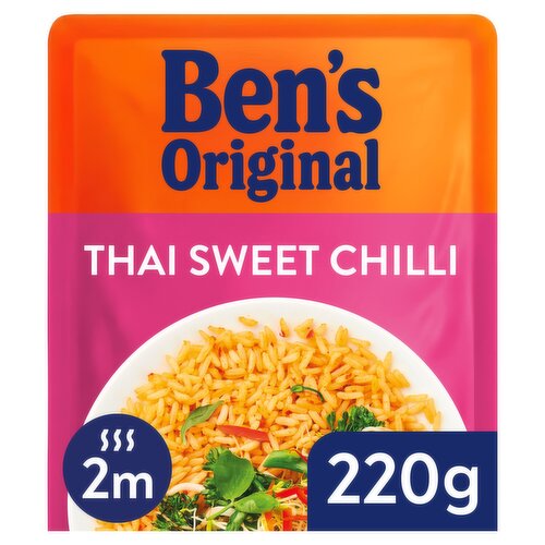 Bens Original Thai Sweet Chilli Microwave Rice 220g