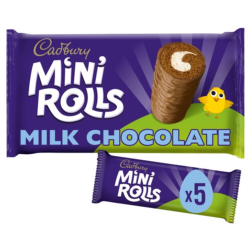 Cadbury Mini Rolls Milk Chocolate Cakes 5 Pack