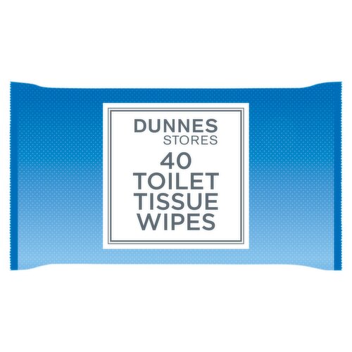 Dunnes Stores 40 Toilet Tissue Wipes