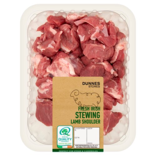 Dunnes Stores Fresh Irish Stewing Lamb Shoulder 400g