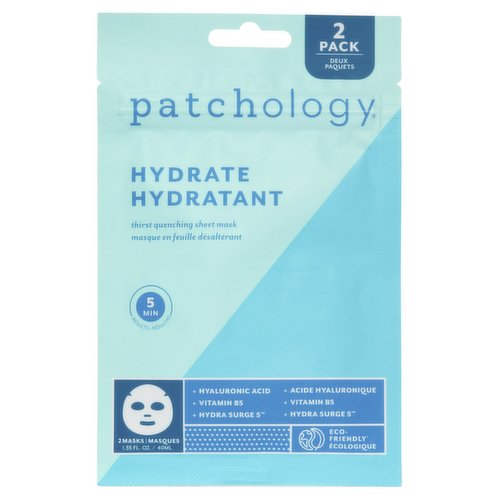 Patchology Face Hydrate 2 Pack Mask 2PCX1 51g