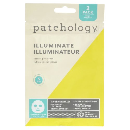 Patchology Face Illuminate 2 Pack Mask 2PCX1 51g