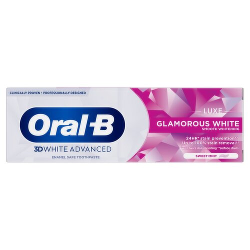Oral-B Glamorous White Toothpaste 75ml