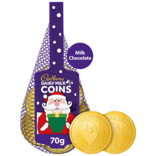 Cadbury Dairy Milk Chocolate Coins Net 70 g