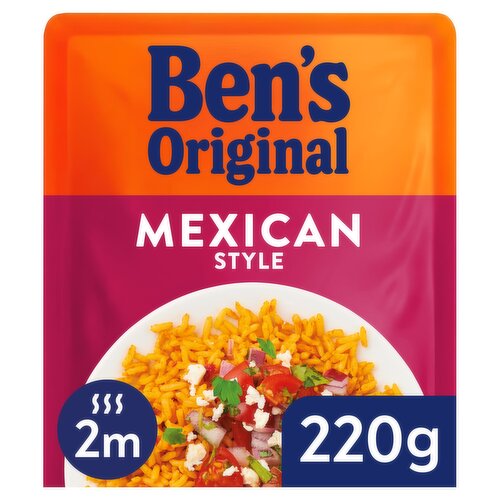 Bens Original Mexican Style Microwave Rice 220g