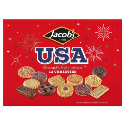 Jacob's USA 12 Varieties Biscuit Selection 800g - Dunnes Stores