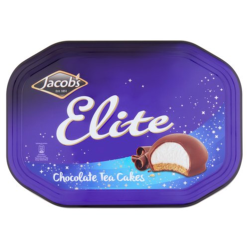 Jacob's Elite Chocolate Tea Cakes 20 x 25g (500g)