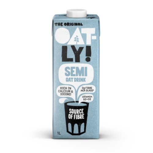 Oatly Oat Drink Semi 1L Long life