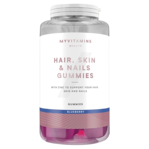 Myvitamins Hair, Skin & Nails Blueberry Gummies  