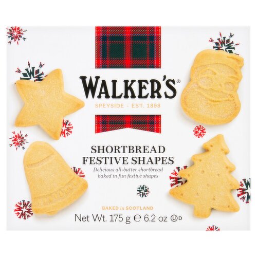 Walker's Shortbread Festive Shapes 175g