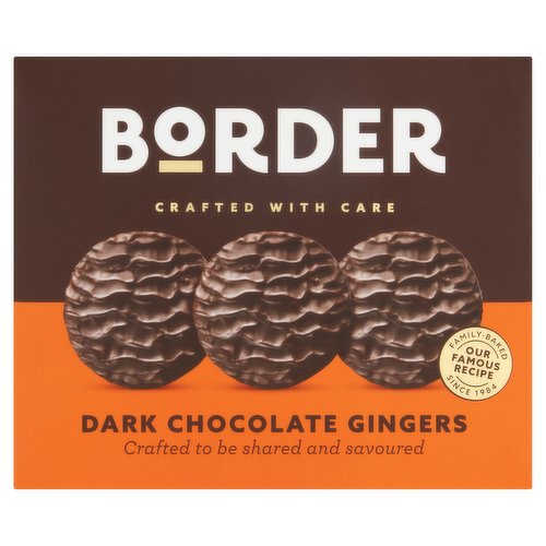 Border Dark Chocolate Gingers 255g