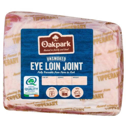 Oakpark Unsmoked Eye Loin Joint 1.2kg