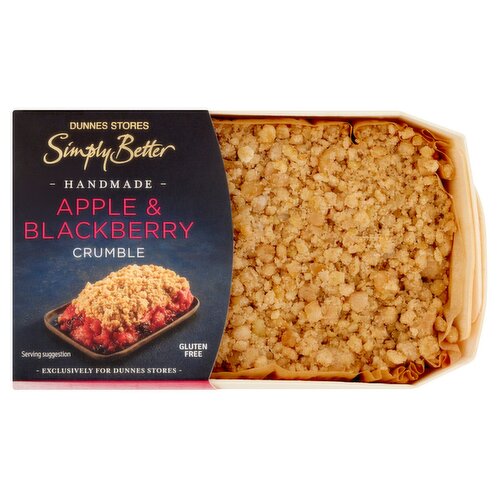 Dunnes Stores Simply Better Handmade Apple & Blackberry Crumble 400g