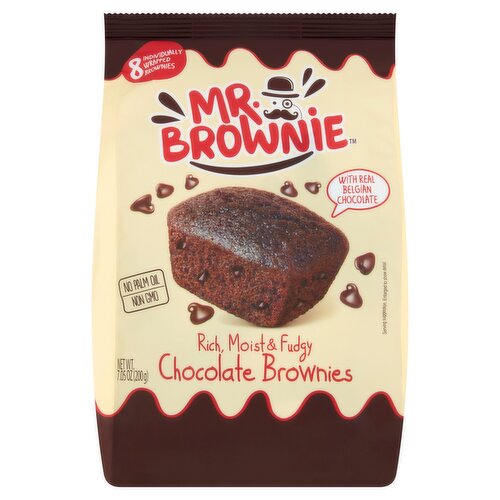Mr. Brownie 8 Chocolate Brownies 200g