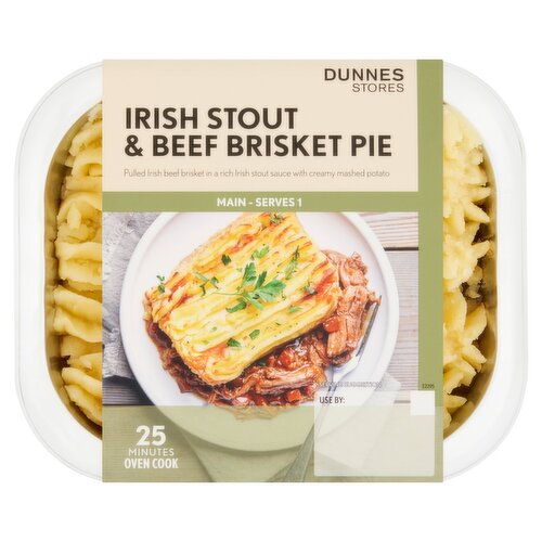 Dunnes Stores Irish Stout & Beef Brisket Pie 450g