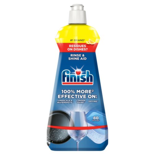 Finish Rinse & Shine Aid, Lemon, 400ml