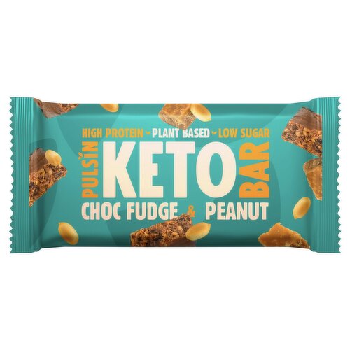 Pulsin Choc Fudge & Peanut Keto Bar 50g