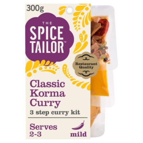 The Spice Tailor Delicate Korma Indian Curry Sauce Meal Kit 300g