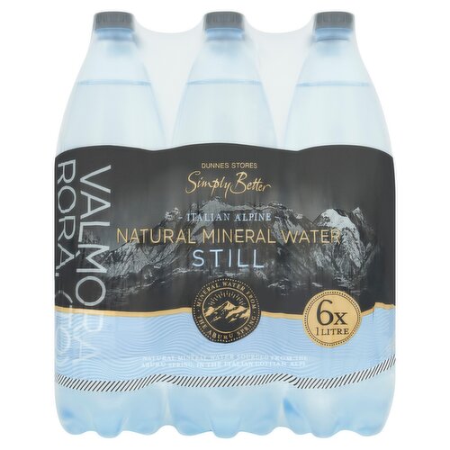 Dunnes Stores Simply Better Natural Mineral Water Still 6 x 1 Litre