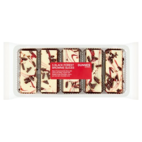 Dunnes Stores 5 Black Forest Brownie Slices 225g