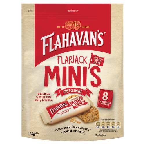 Flahavan's Flapjack Minis Original 8 x 19g (152g)