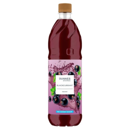 Dunnes Stores Blackcurrant Squash 1L