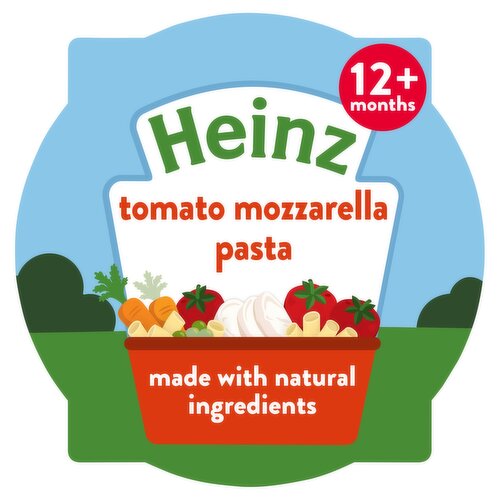 Heinz By Nature Tomato Mozzarella Pasta Baby Food Tray 12+ Months 200g