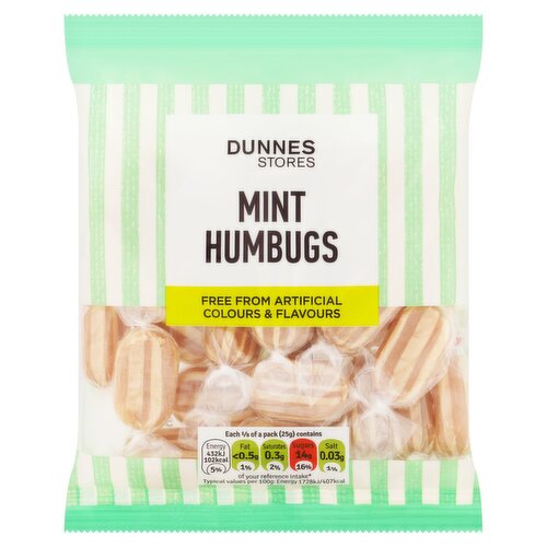 Dunnes Stores Mint Humbugs 200g