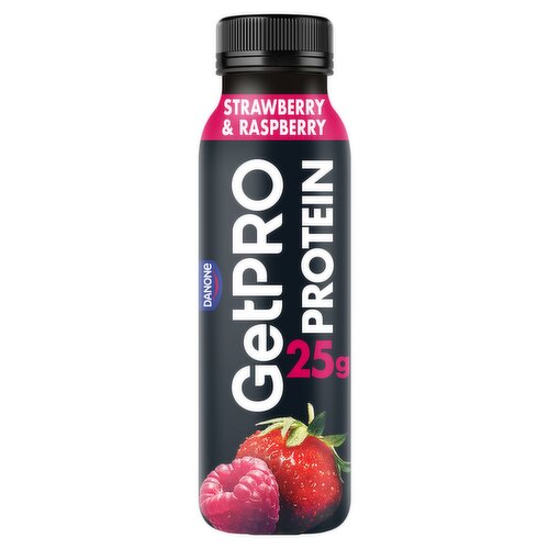 GetPro Strawberry-Raspberry Flavour Drinking Yoghurt 300g