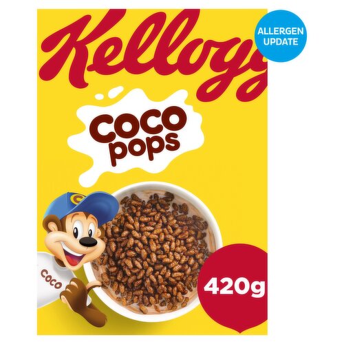 Kellogg's Coco Pops Chocolate Breakfast Cereal 420g