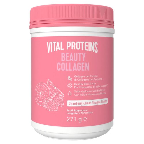 Vital Proteins Beauty Collagen Strawberry-Lemon Food Supplement 271g