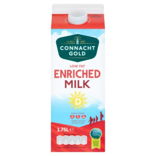 Connacht Gold Low Fat Enriched Milk 1.75L