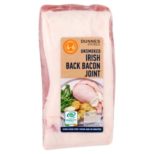 Dunnes Stores Unsmoked Irish Back Bacon Joint 900g