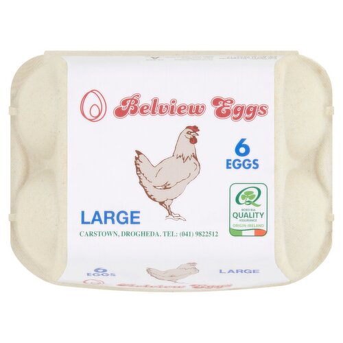 Belvieweggs 6 Large Eggs