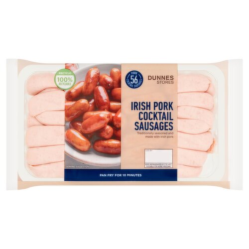 Dunnes Stores 56 Irish Pork Cocktail Sausages 800g