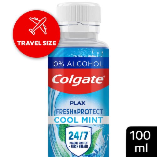 Colgate Plax Cool Mint Alcohol Free Mouthwash 100ml