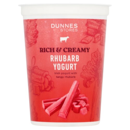 Dunnes Stores Rich & Creamy Rhubarb Yogurt 500g