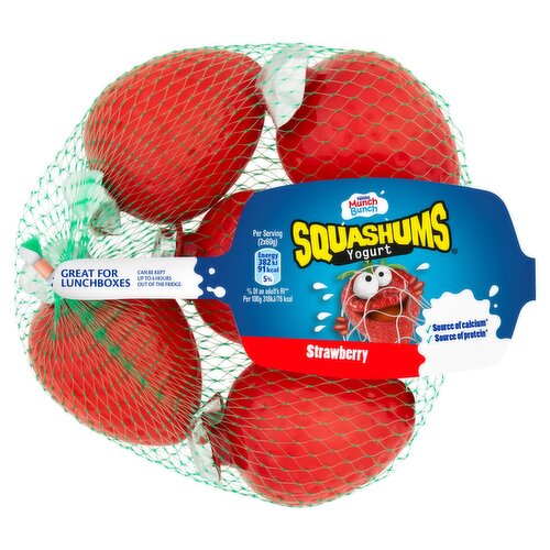 Munch Bunch Squashums yogurt Shapes Strawberry 5x60g
