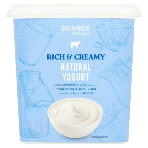 Dunnes Stores Rich & Creamy Natural Yogurt 1kg