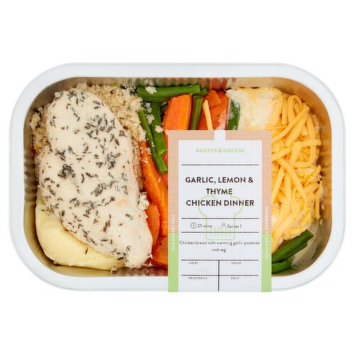 Baxter & Greene Garlic, Lemon & Thyme Chicken Dinner 500g