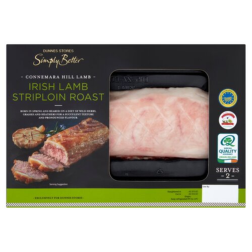 Dunnes Stores Simply Better Connemara Hill Lamb Irish Lamb Striploin Roast 350g