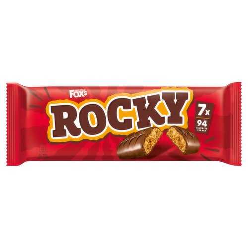 Fox's Biscuits Rocky Original Biscuit Bars 7 Bars Multipack 133g