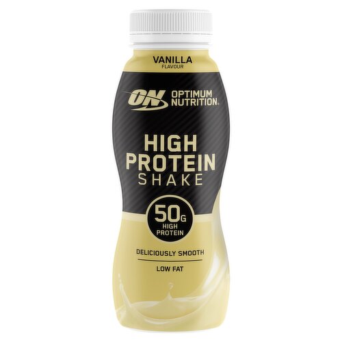 Optimum Nutrition High Protein Shake Vanilla Flavour 500ml